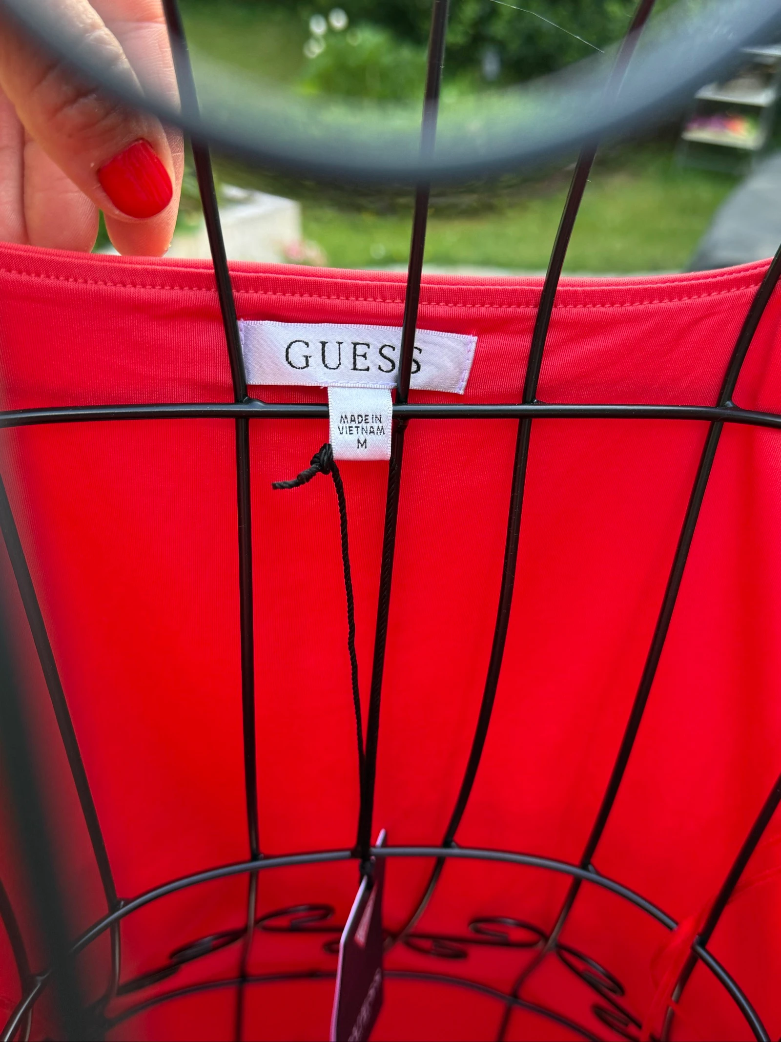 Guess, vestido de mujer talla M, color coral, nuevo con etiqueta – photo 6
